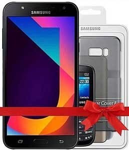 Samsung-Galaxy-J7-Neo-(2GB,16GB-ROM)-13MP-5MP-Android-7-0-Nougat-4G-Dual-SIM-Smartphone-Free-E1205-Phone,-Screen-Guard-&-Back-Case-Black