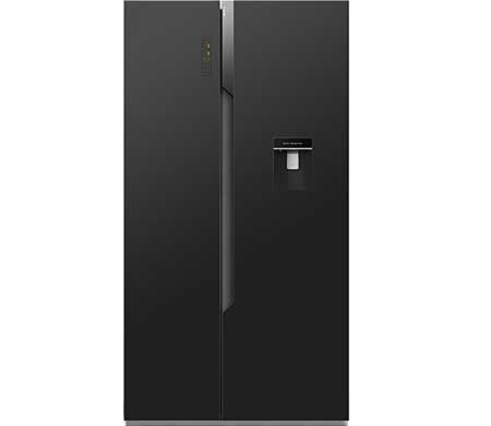 Hisense-Refrigerator-67WSBM-BLACK-GLASS