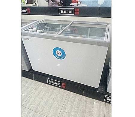 Scanfrost-SF-400F-GLASS-TOP-FREEZER
