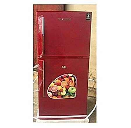 Snowsea-Double-Door-Refrigerator-BCD-198-wine-Colour